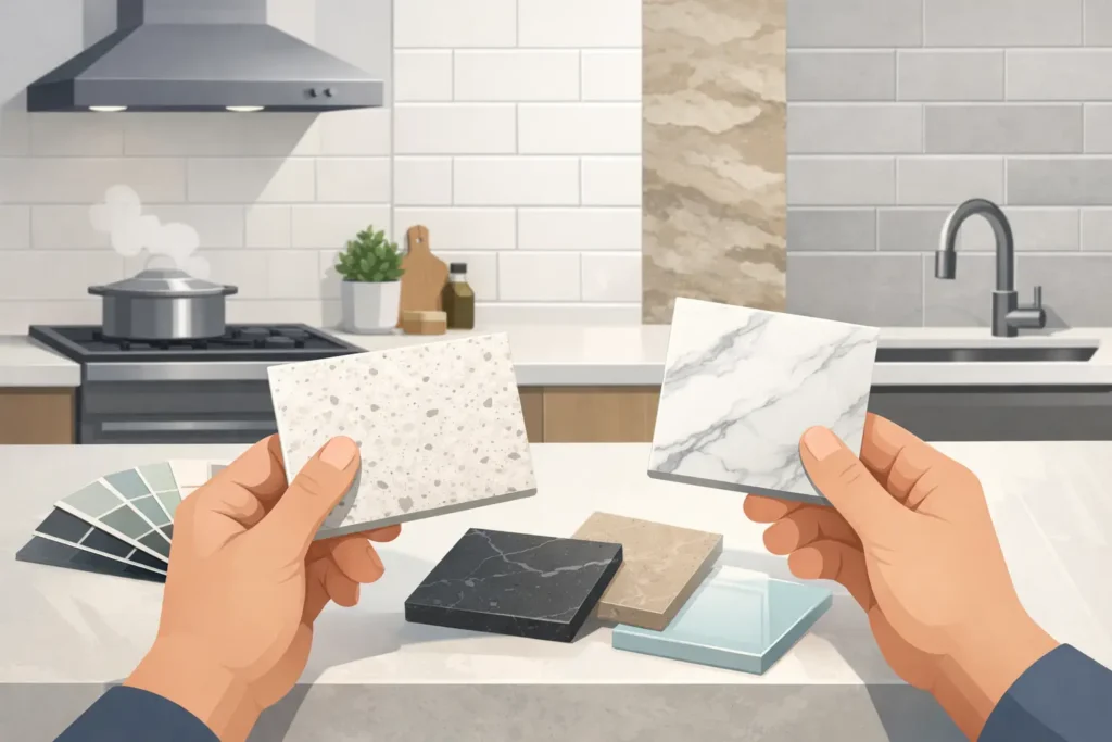 How to Match Countertop Backsplash Right