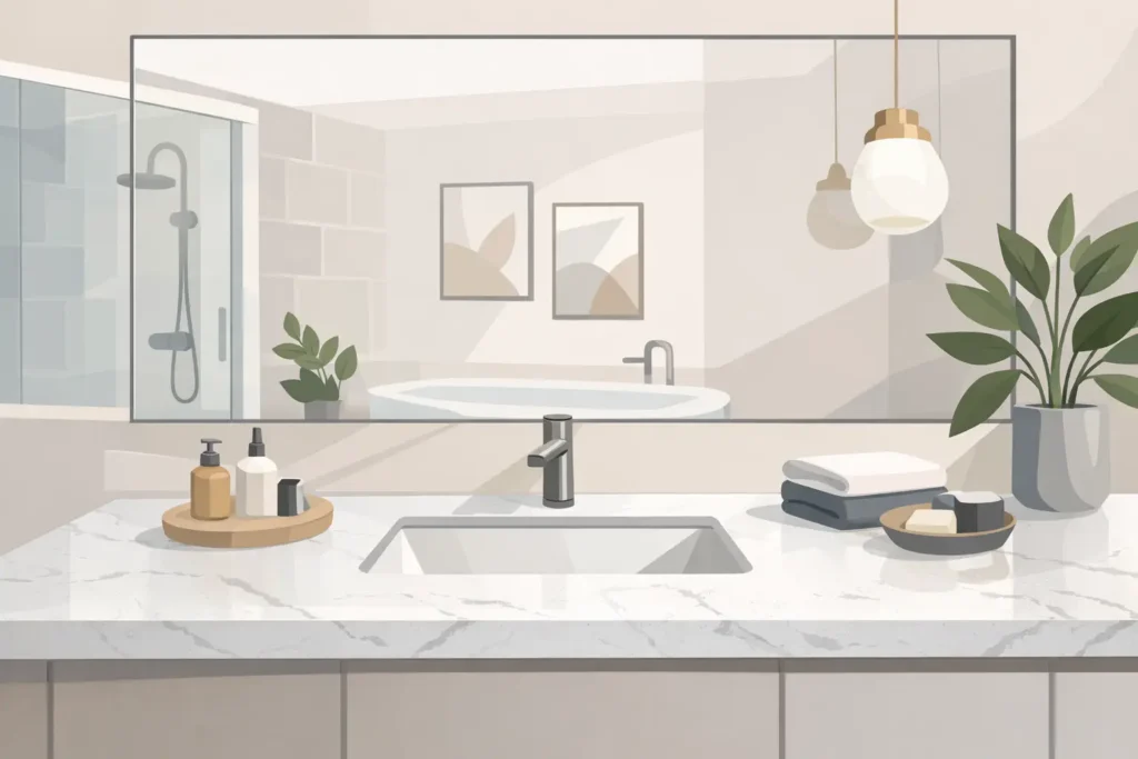 Quartz Bathroom Vanity Tops That Make Sense