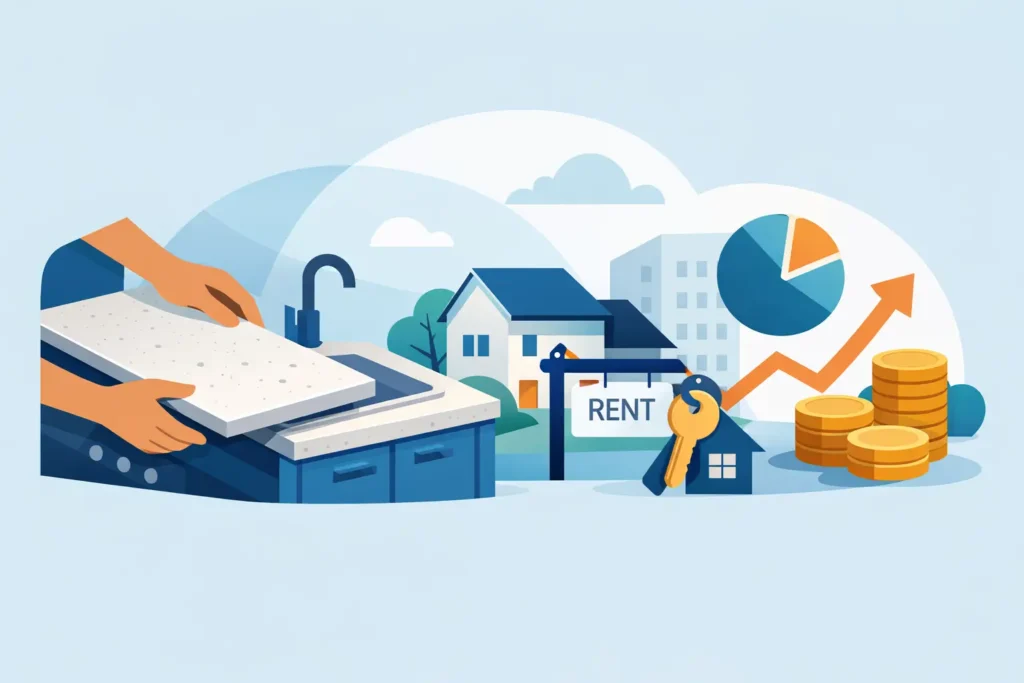 Countertop Replacement for Rentals That Pays Off