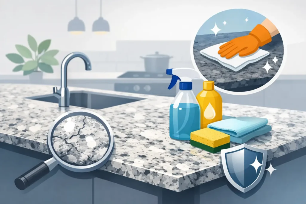 Granite Countertop Maintenance Guide for Homes